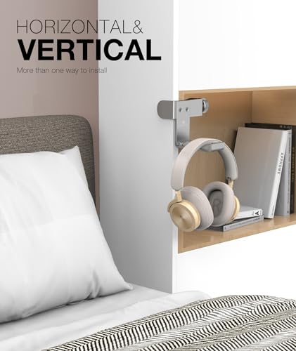 Foldable Headphone Stand and Hook – Aluminum Headset - Image 4