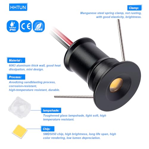 902 120°LED mini Spotlight,DC12V 1W - Image 8
