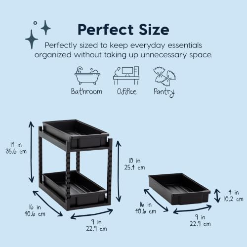 IRIS USA 2 Tier Pull Out Drawer Organizer, Kitchen B | All Products - Image 3