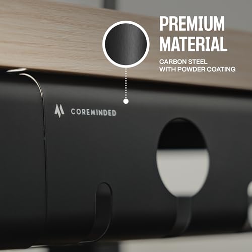 COREMINDED No-Drill Under Desk Cable Management Tray | Cable Managemen - Image 5