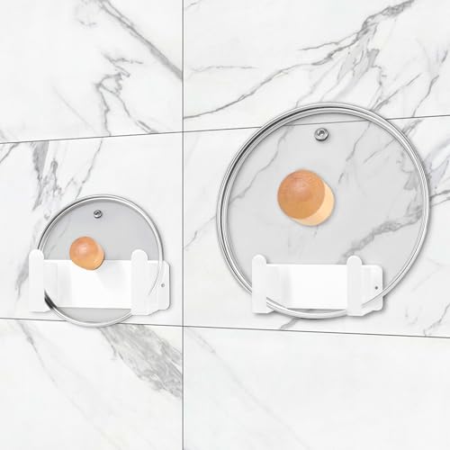 Pot Lid Rack, Wall Mounted 304 Stainless Steel Pan Lid - Image 7