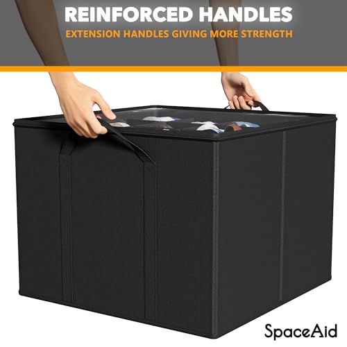 SpaceAid Shoe Organizer for Closet, 2 Pack Foldable Shoe Storage - Image 6
