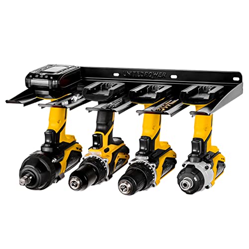 UNITEDPOWER Electric Drill Storage Rack, Holds 4 Drills - Image 2