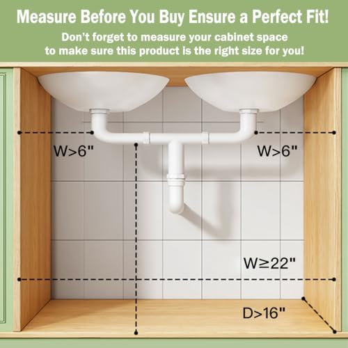 Under Sink Organizer, 2-Pack 3-Tier Pull Out Cabinet | Pull Out Organi - Image 2