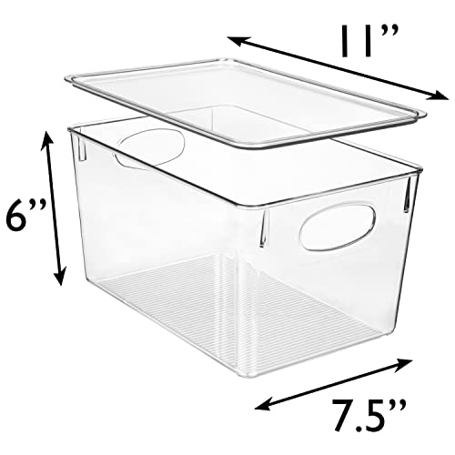CLEARSPACE Plastic Storage Bins With lids – Perfect Kitchen - Image 7