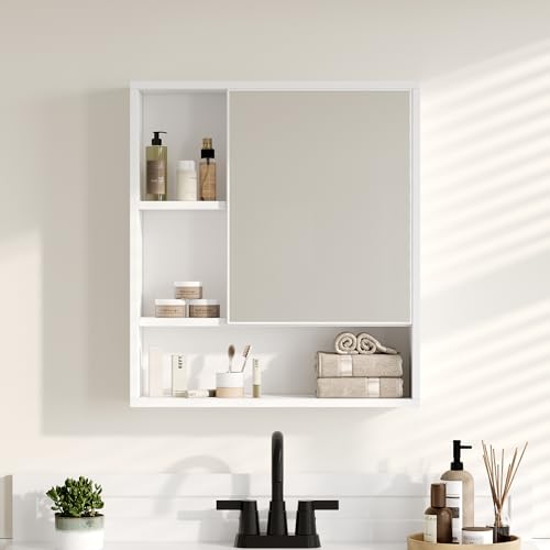 ChooChoo Bathroom Wall Mirror Cabinet, Medicine Cabinet - Image 5