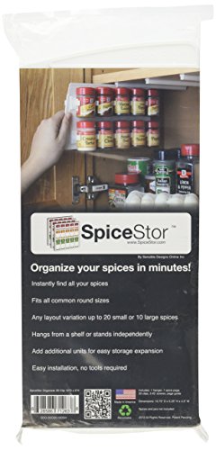 Organizer Spice Rack 20 Clip 10"D x 5"H - Image 2