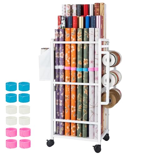 Wrapping Paper Storage, Gift Wrapping Paper Organizer Storage - Image 2