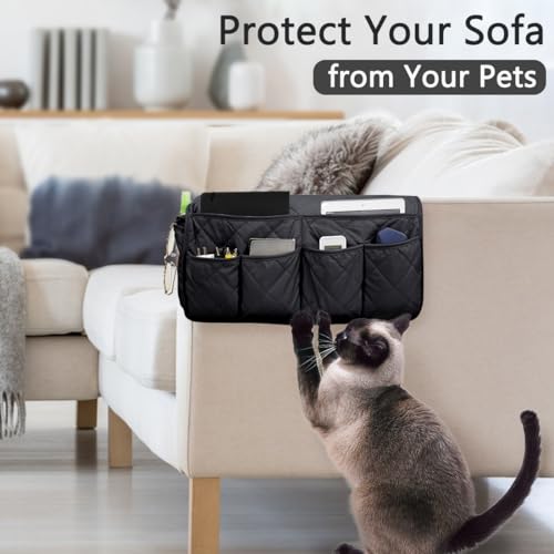 Sofa Armrest Organizer Non-Slip Arm Chair Bedside Caddy - Image 7