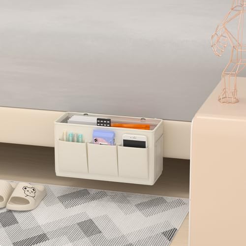 Bedside Caddy Storage Organizer for Bed Rails, Bed Caddy with 6 - Image 7