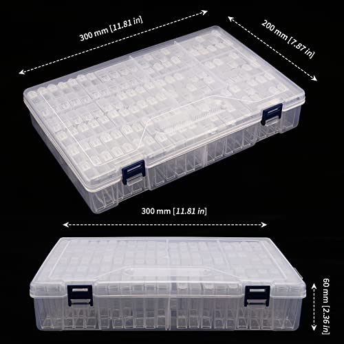 MANCHAP 120 Grids Diamond Storage Containers, Art Craft - Image 4