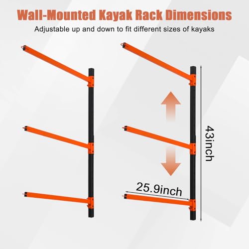 Kayak Storage Rack, Wall Mount Kayak Racks - Image 3