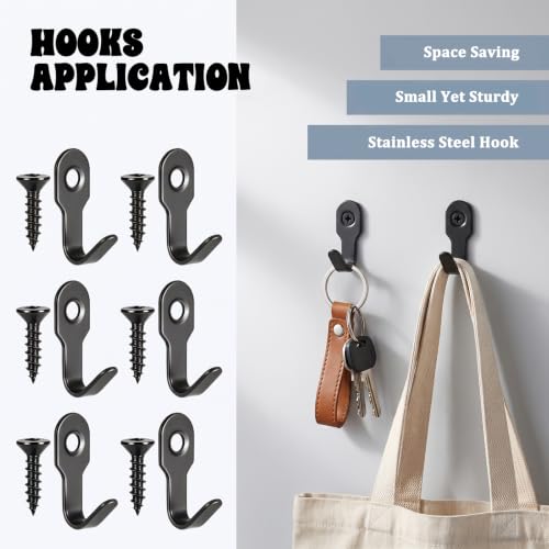 20Pcs Small Hook J Hooks for Hanging Mini Wall Hooks - Image 3