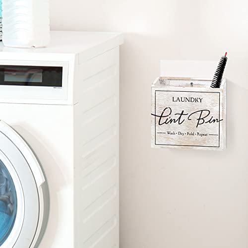 J JACKCUBE DESIGN Magnetic Lint Bin for Laundry Room, Lint Basket - Image 4