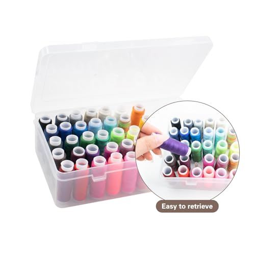 42 Slot Sewing Thread Box with 58 Types of Sewing Threads - Image 5