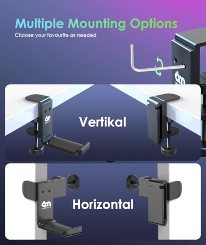 6amLifestyle Foldable All Aluminum Headphone Hook Holder - Image 5