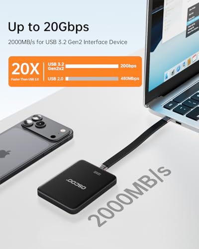 2TB Magnetic Portable SSD, Up to 2000MB/s – External Solid State - Image 5