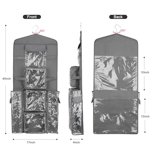 EXLIFBAG Wrapping Paper Storage, Double-Sided Hanging Storage - Image 4
