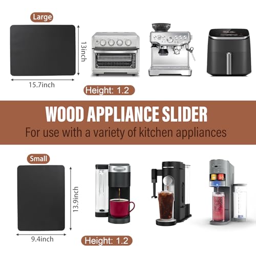 360° Appliance Slider Sliding Tray, Coffee Maker Rolling Tray - Image 4