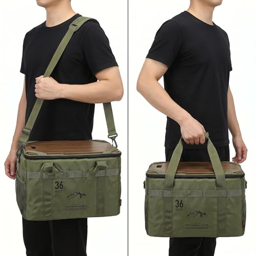 36L Tactical Camping Storage Bag with Cutting Board - Image 5