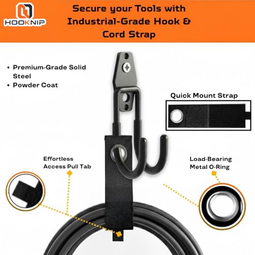 16 Pack Heavy Duty Garage Hooks, Wall Mounted Tool Hangers - Image 6