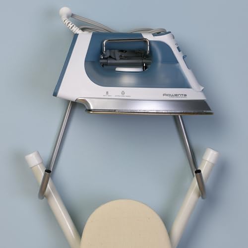 Household Essentials Over-The-Door Ironing Board Holder, Silver - Image 3