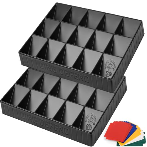 2 Pack Card Sorting Tray - Stackable Trading Cards | Home Organization - Image 2