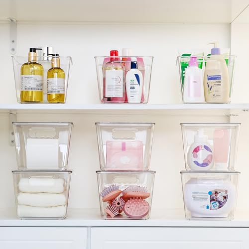 Vtopmart 6 Pack Clear Stackable Storage Bins with Li | All Products - Image 6