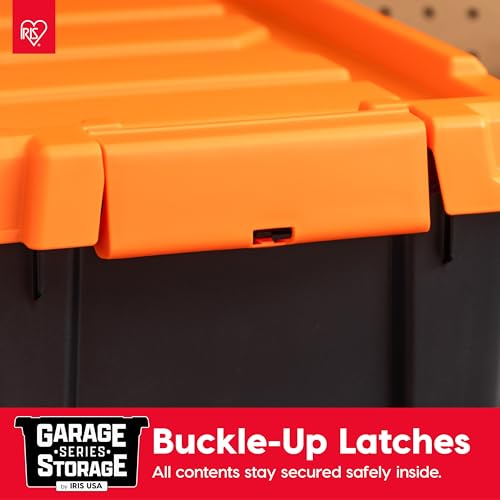 IRIS USA Lockable Storage Bins with Lids, 12 Gallon Heavy Duty - Image 6
