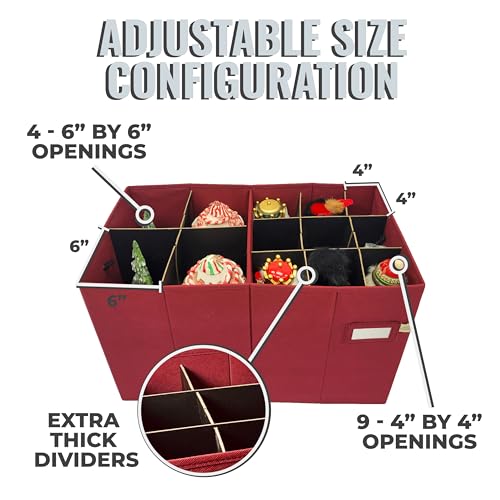 Tall Nutcracker and Figurine Storage Box, 17"H x 26"L x 13.5"D - Image 4
