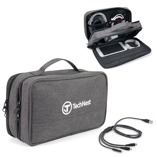 Travel Cable Organizer Case – Waterproof Electronics Storage Bag - Image 2