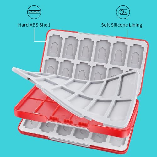 MOSAHOLL Switch Game Card Case Holder - Portable Game Organizer - Image 5