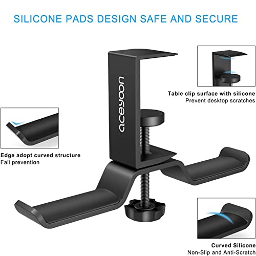 aceyoon Foldable Headphone Stand for Desk, Aluminum - Image 7