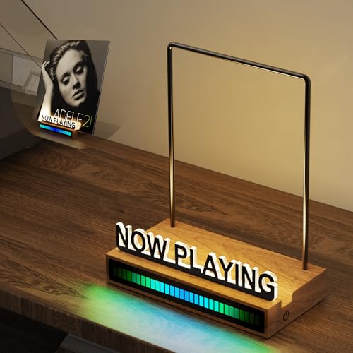 Now Playing Vinyl Record Stand, Light Up Vinyl Record Display - Image 2