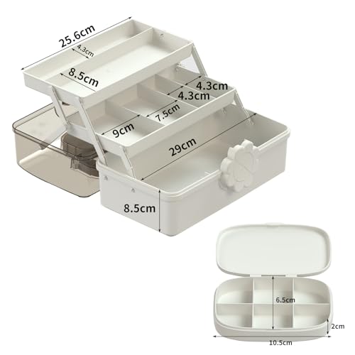Covetree Hair Accessories Organizer with Handle, Lockable - Image 4