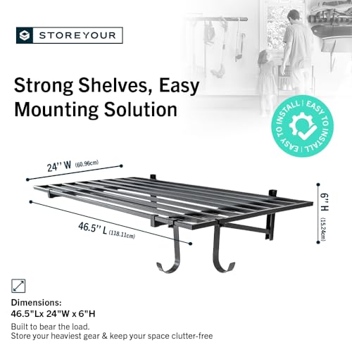 StoreYourBoard Garage Wall Shelf, 2x4 ft - Image 2