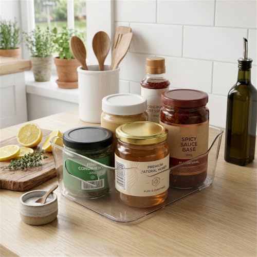 8 Pack Acrylic Pantry Storage Bins, Storage Bins for Cabinets - Image 5