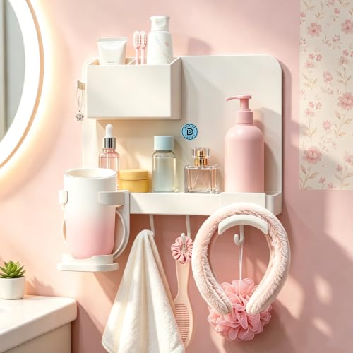 Floating Shelves for Bedside Shelf, Stick On No Drill Wall Shelf - Image 4