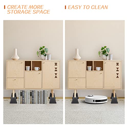 Bed Risers 4 Inch, Heavy Duty Square Furniture Frame | All Products - Image 7