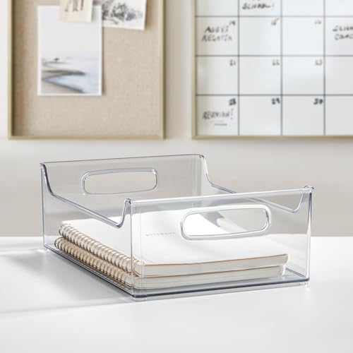 iDesign Stackable Clear Plastic Storage Bin, 4-Pack - Image 7