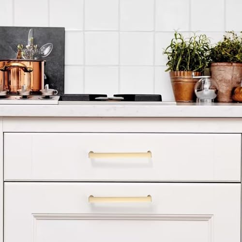 10 Pack 5 Inch Brushed Gold Cabinet Pulls, Kitchen Hardware - Image 6
