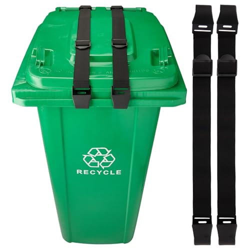 2PCS Bear Proof Trash Can Locks with Double Metal Claw - Image 2
