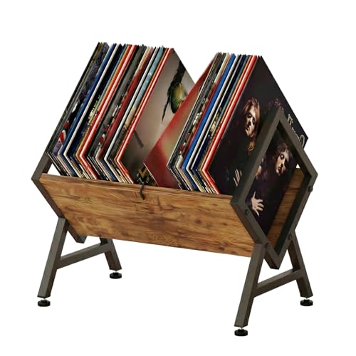 Vinyl Record Storage Holder, Space-Saving Album Organizer - Image 2