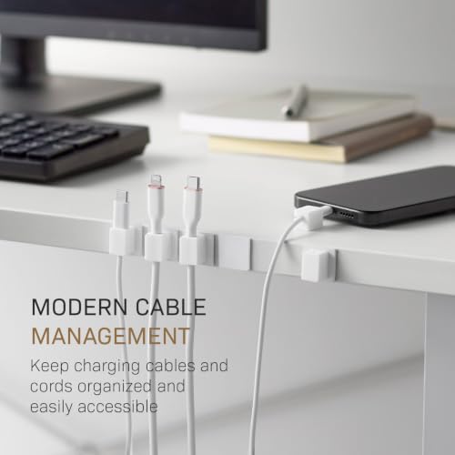 YAMAZAKI Home Smart Magnetic Cable Holders – Set of 5 Adhesive - Image 3