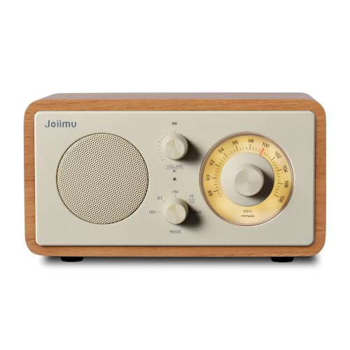 Vintage Small Radio Bluetooth Speaker for Home Office Kitchen - Image 2