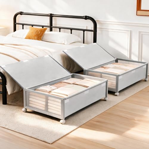 2Pack Under Bed Storage Containers,10 inch Height,31 inch Long - Image 2