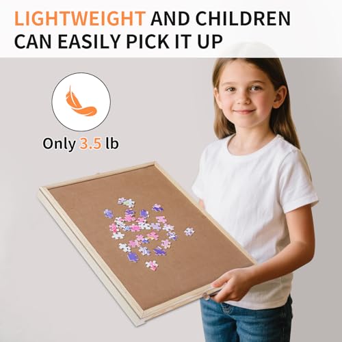 Small Puzzle Board 18.1 X 14.4 Inch Puzzle Table | Home Organization - Image 6