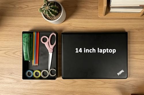 Amazon Basics Rectangular Plastic Desk Organizer with Storage - Image 7