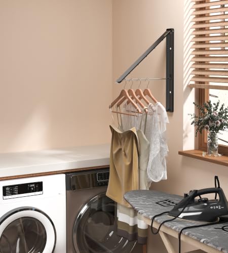 Dr.DJ Clothes Drying Rack Wall Mounted, Retractable & - Image 5