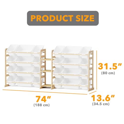 SpaceAid Large Toy Storage Organizer with 24 Bins and 3 Shelves - Image 3